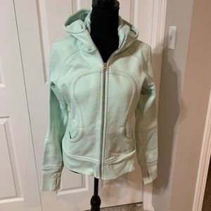 Lululemon mint green scuba hoodie
